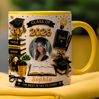 The Best Is Yet To Come - Personalized Graduation Cup-Myprintsy