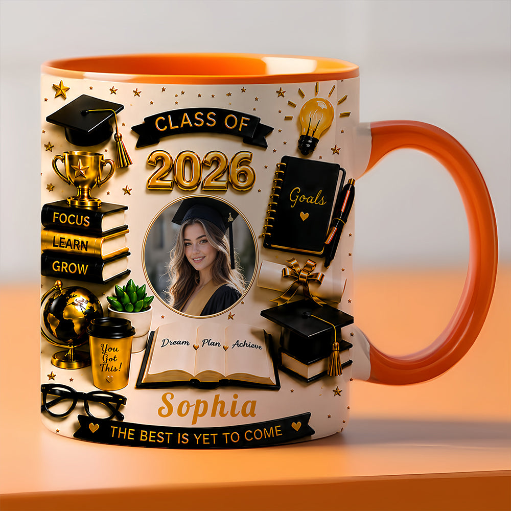 The Best Is Yet To Come - Personalized Graduation Cup-Myprintsy
