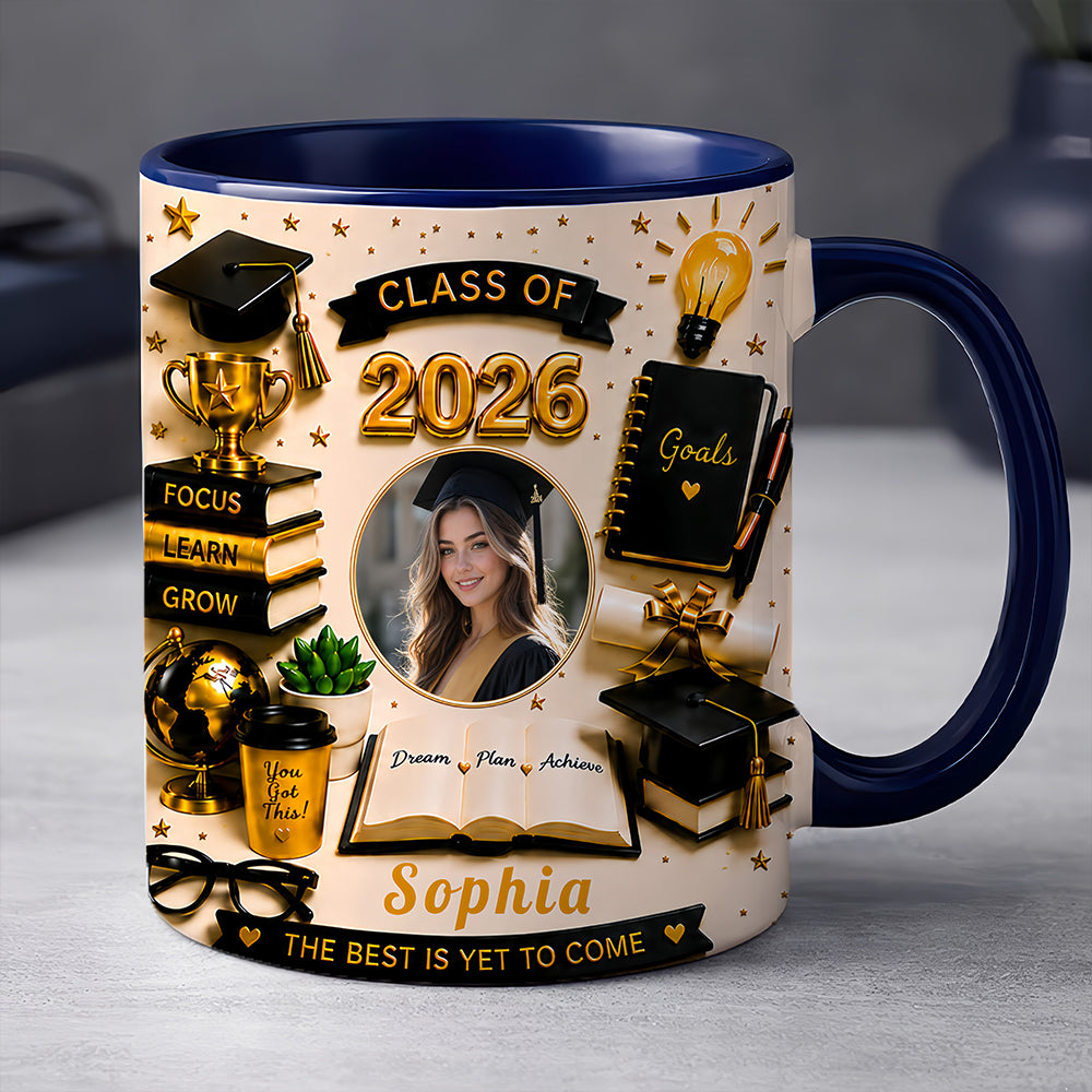 The Best Is Yet To Come - Personalized Graduation Cup-Myprintsy