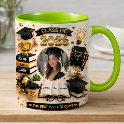 The Best Is Yet To Come - Personalized Graduation Photo Mug, Graduation Ceremony Gifts-Myprintsy