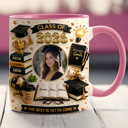 The Best Is Yet To Come - Personalized Graduation Photo Mug, Graduation Ceremony Gifts-Myprintsy