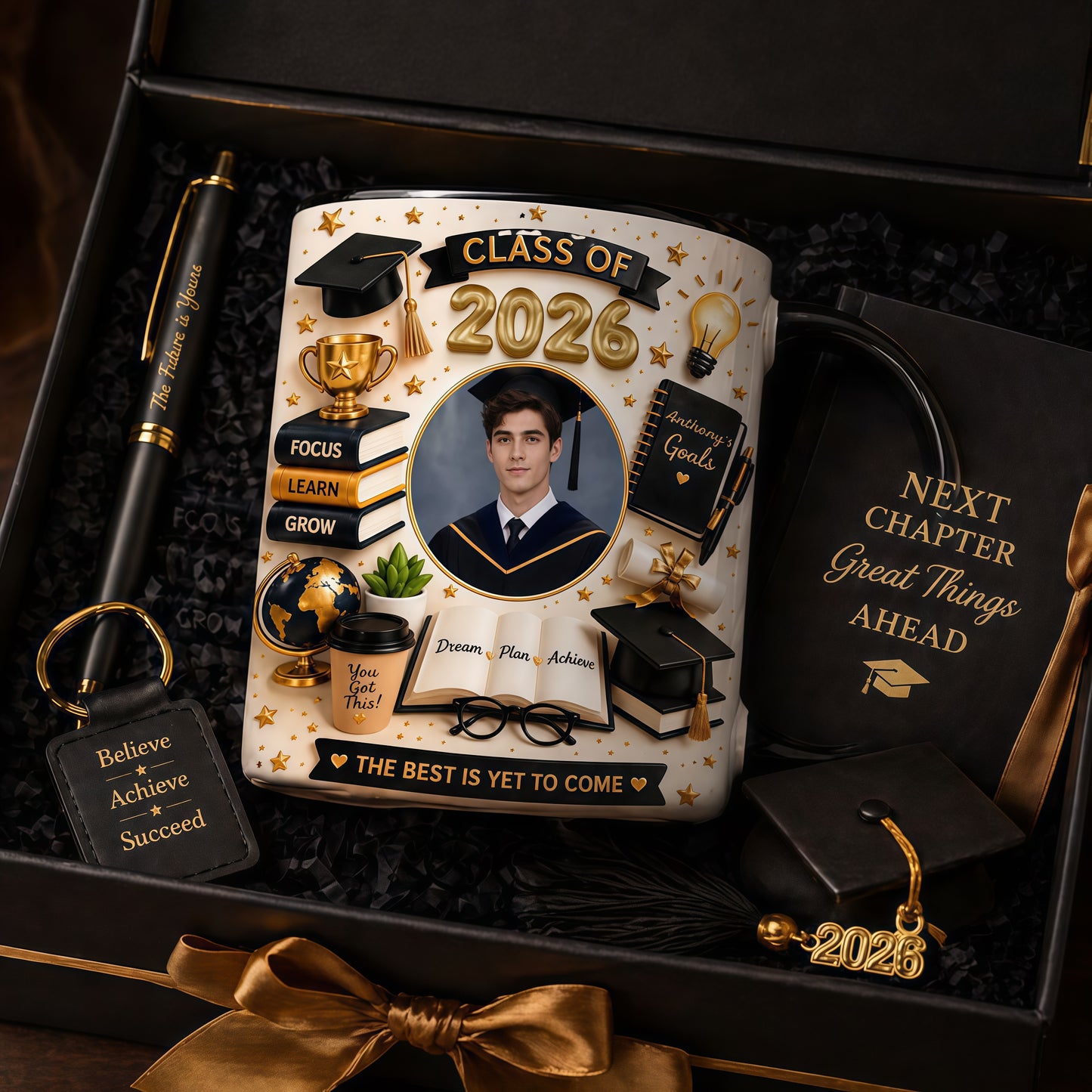 The Best Is Yet To Come - Personalized Graduation Photo Mug, Graduation Ceremony Gifts-Myprintsy