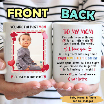 The Best Mom Personalized Custom Coffee Mug - Personalized Ceramic Mug - Gifts For New Mom-Myprintsy