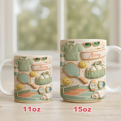 The Country Club Classic - Personalized Pickleball Mug - Gifts for Pickleball Players-Myprintsy