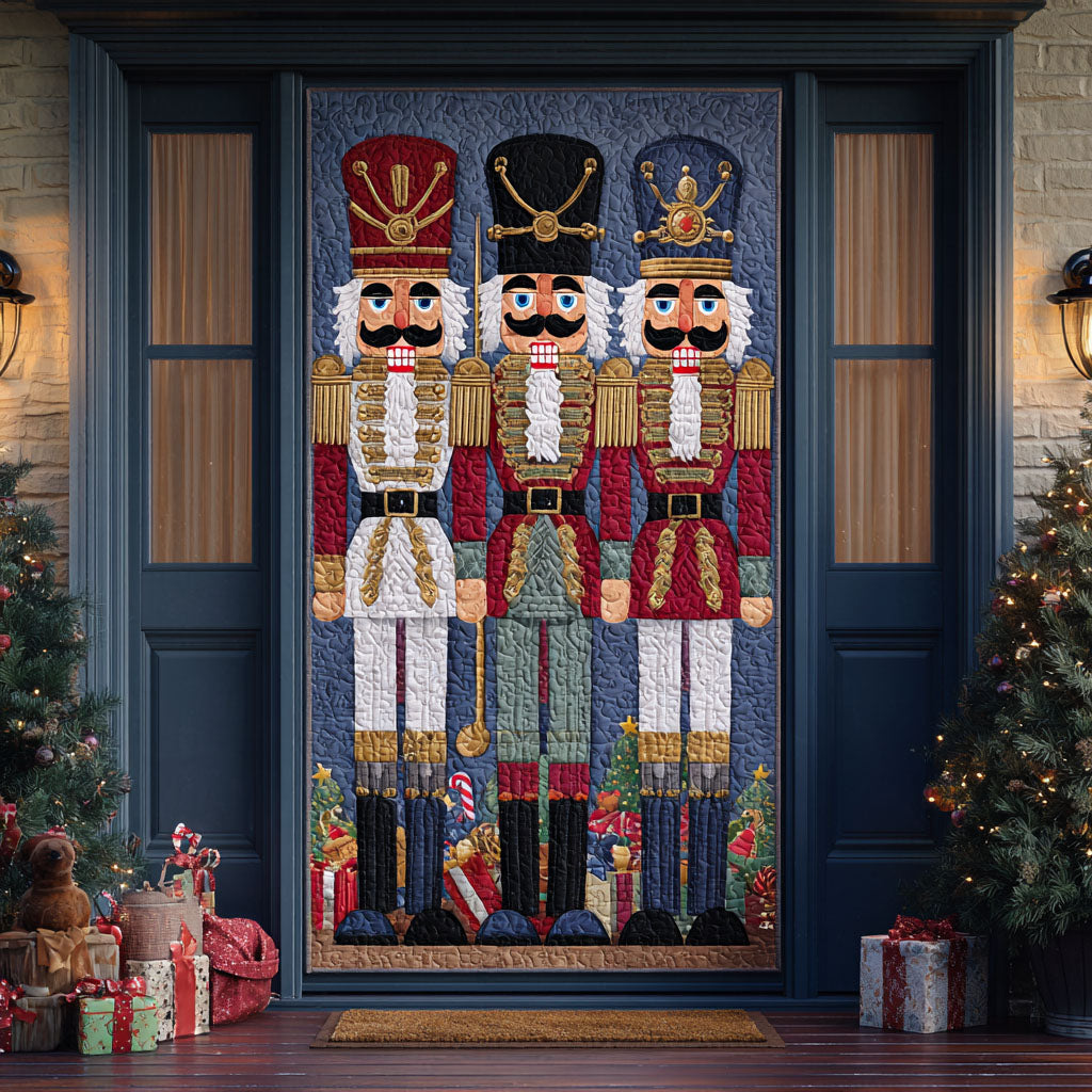 The Enchanted Nutcracker Quilted Door Cover VTQ-Myprintsy