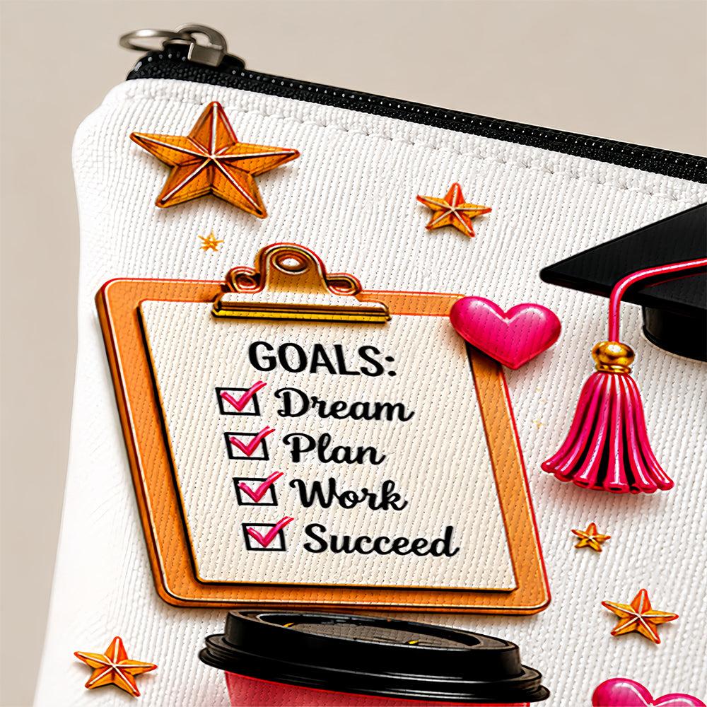 The Future Is Mine - Personalized Graduation Cosmetic Bag - Graduation Gifts For Her-Myprintsy