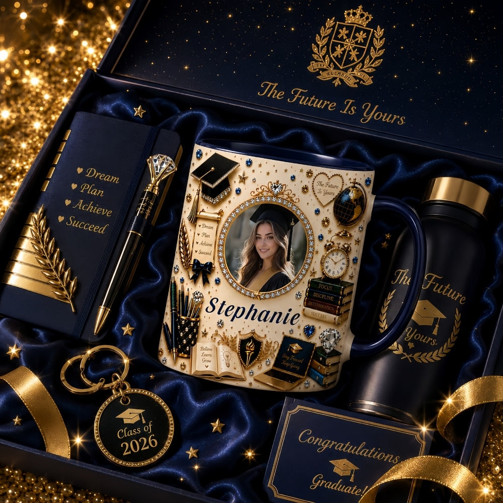 The Future Is Yours - Personalized Graduation Mug - Graduation Gifts For Her-Myprintsy