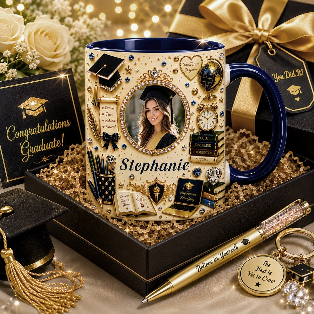 The Future Is Yours - Personalized Graduation Mug - Graduation Gifts For Her-Myprintsy