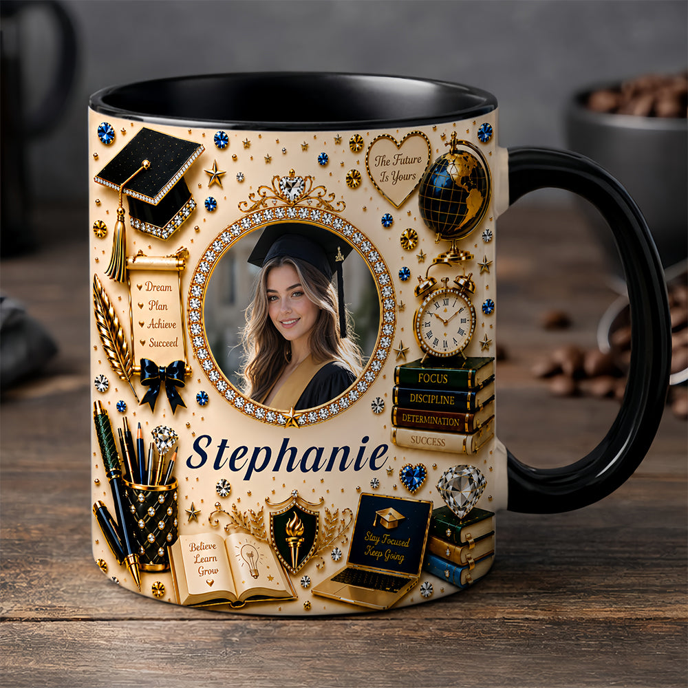 The Future Is Yours - Personalized Graduation Mug - Graduation Gifts For Her-Myprintsy