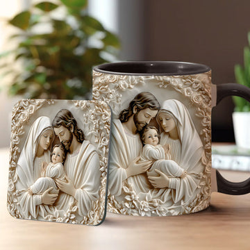 The Holy Family - Personalized Accent Mug - Perfect Gift For Jesus God Lover-Myprintsy