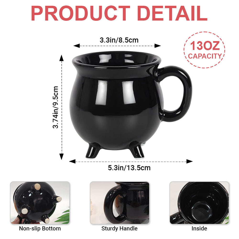 The Witch House - Personalized Cauldron Mug-Myprintsy