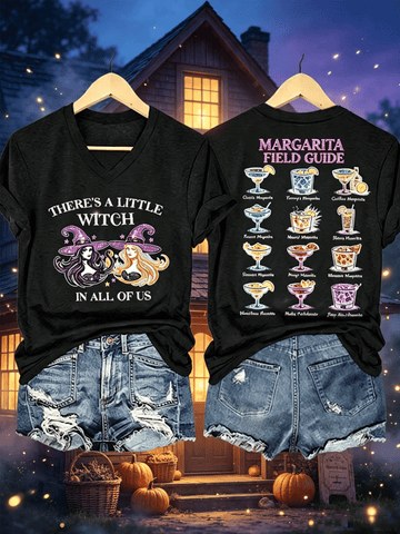 There Is A Little Witch In All Of Us - Halloween Witch Shirt-Myprintsy