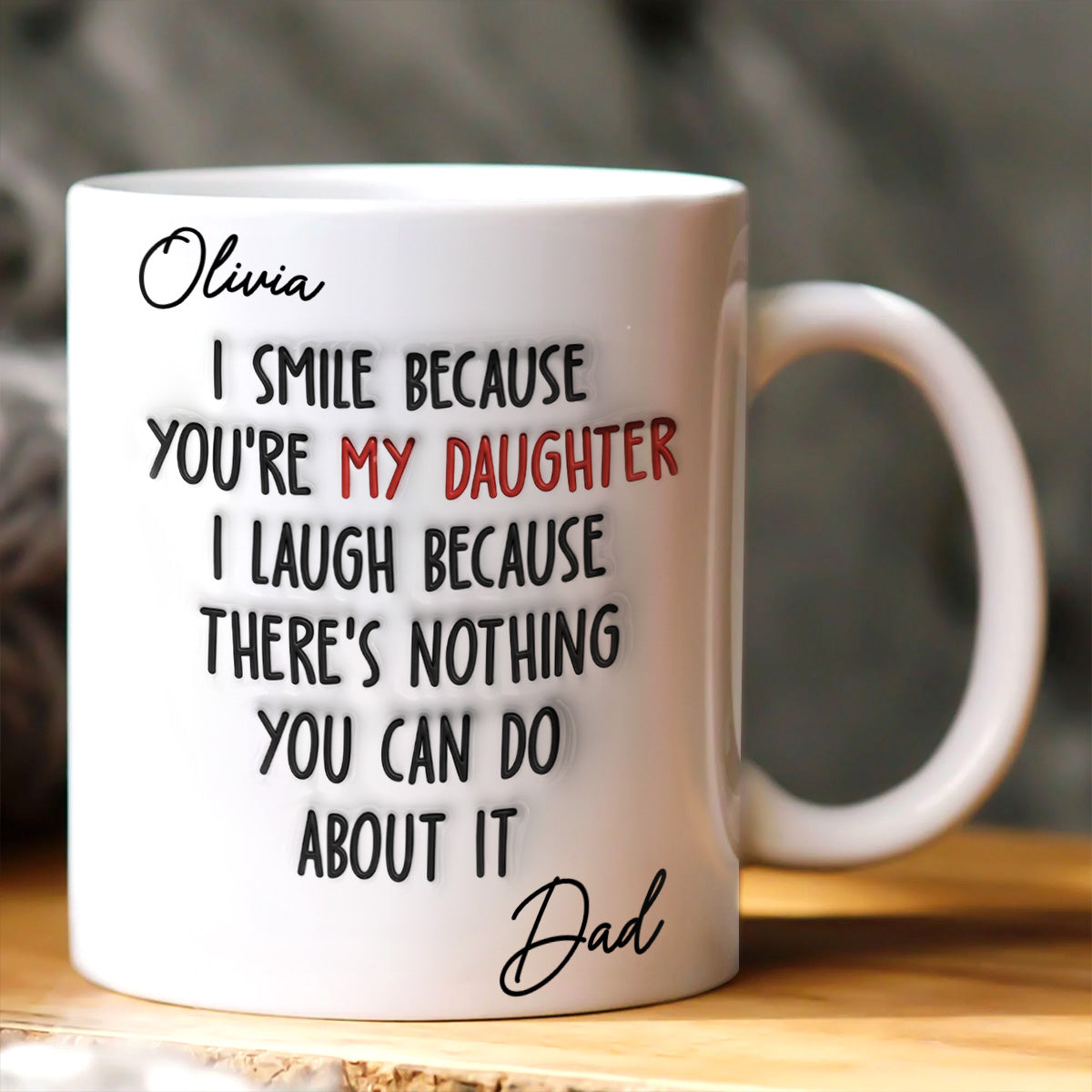 There's Nothing You Can Do About It - Personalized Ceramic Coffee Mug-Myprintsy
