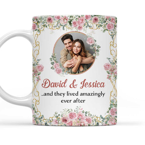 They Lived Amazingly Ever After - Personalized Coffee Mug-Myprintsy