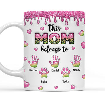 This Mom Grandma Belongs To - Personalized 3D Mug-Myprintsy
