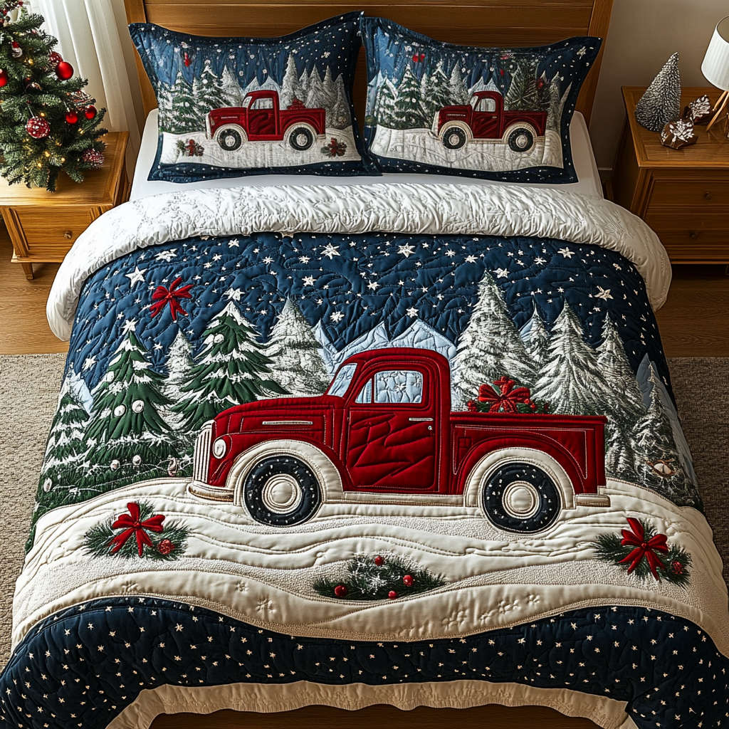 Timeless Truckload -Piece Quilted Bedding Set VTQ-Myprintsy
