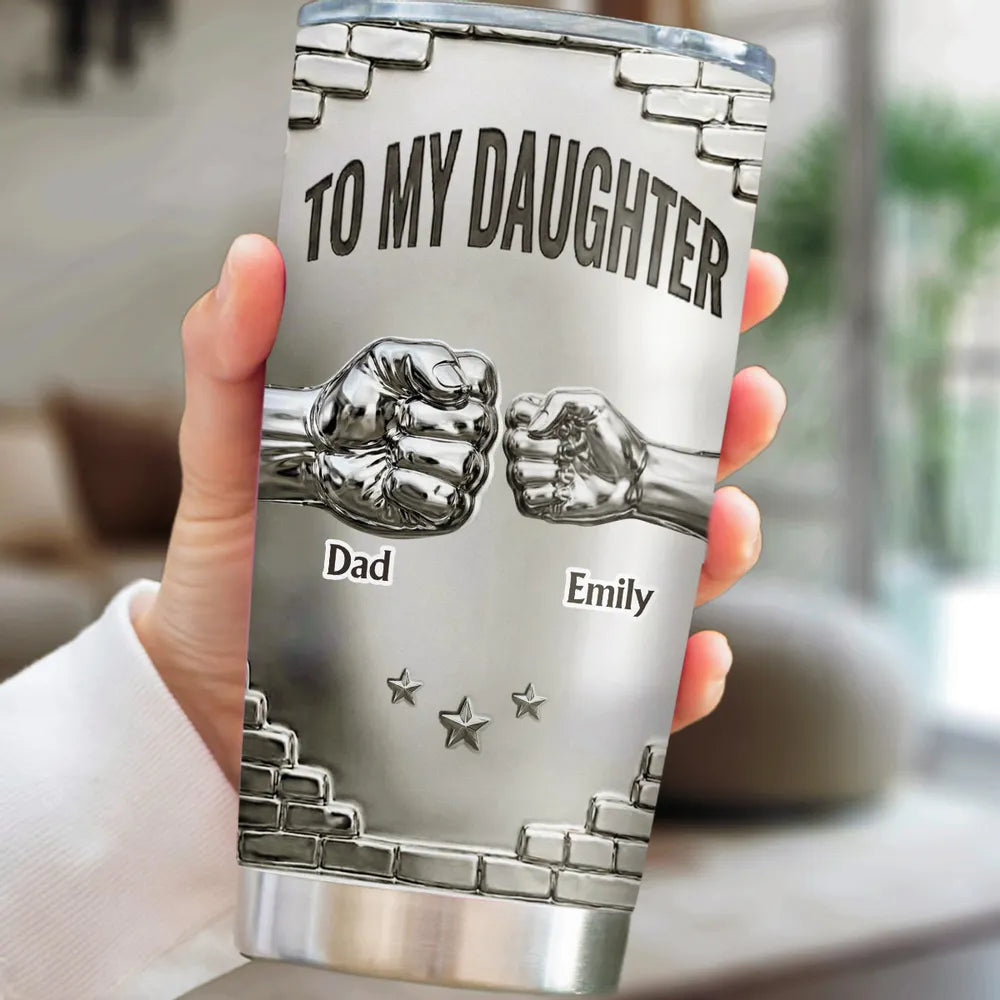 To My Daughter I Believe In You - Personalized Tumbler-Myprintsy