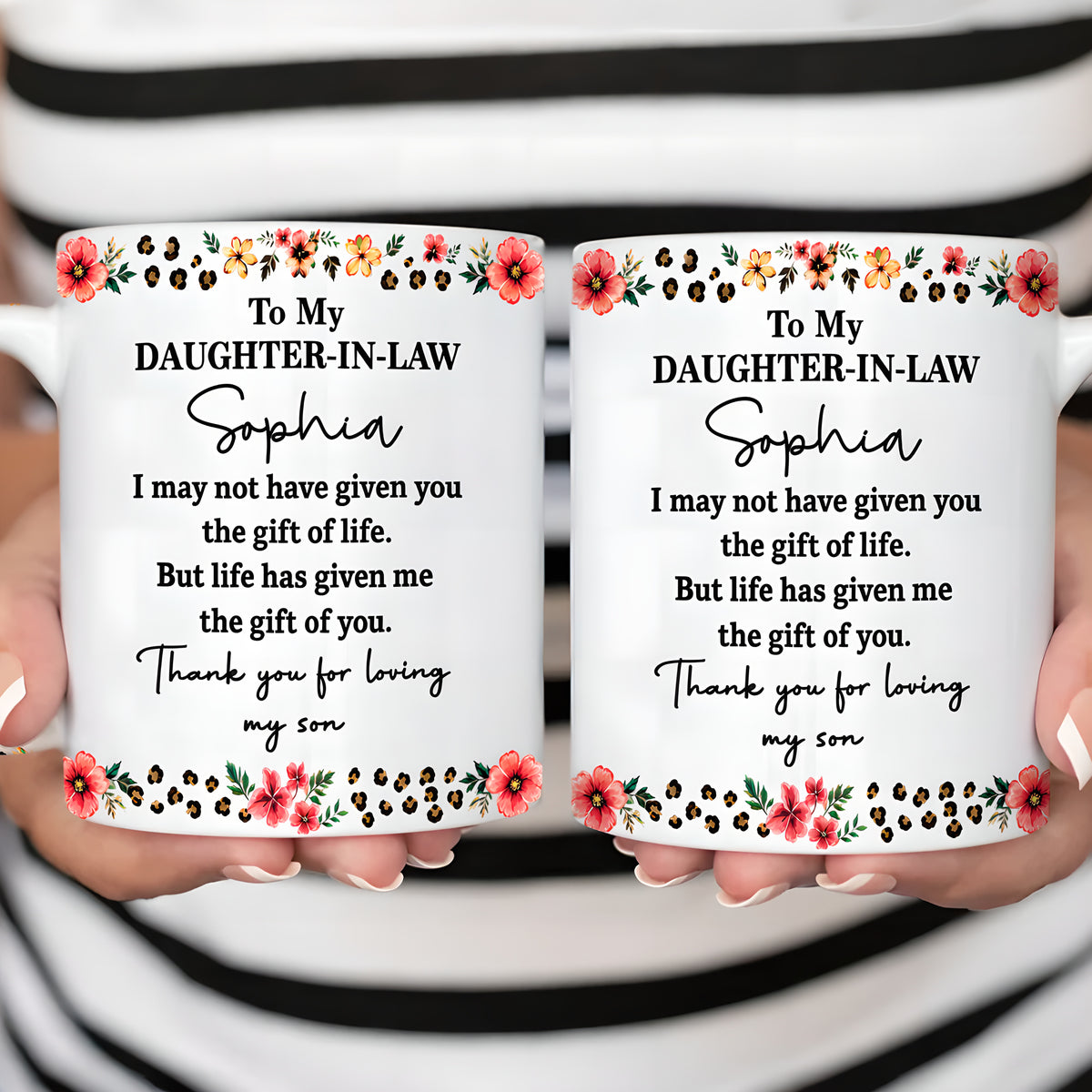 To My Daughter In Law - Personalized Coffee Mug - Gift For Daughter-in-law-Myprintsy