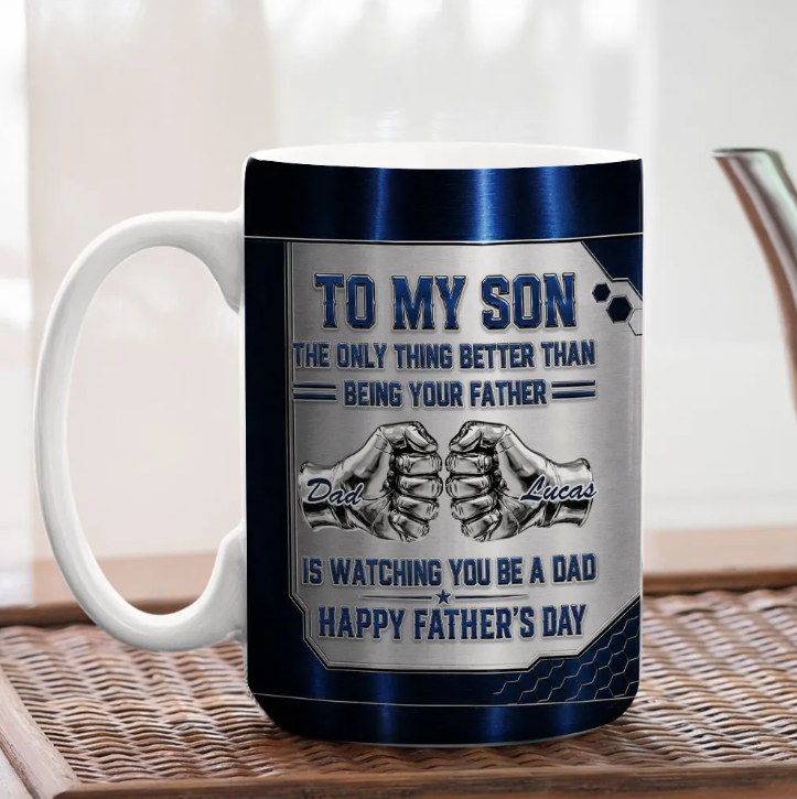 To My Son - Personalized Ceramic Mug-Myprintsy