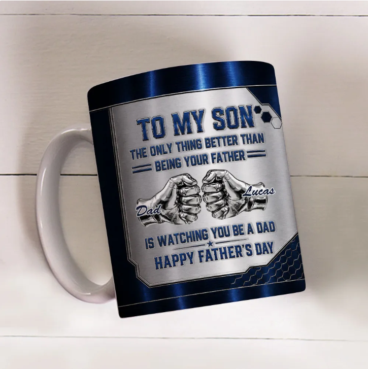To My Son - Personalized Ceramic Mug-Myprintsy