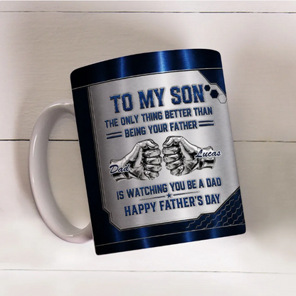 To My Son - Personalized Ceramic Mug-Myprintsy