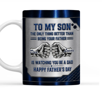 To My Son - Personalized Ceramic Mug-Myprintsy