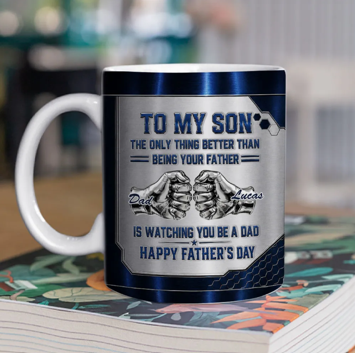 To My Son - Personalized Ceramic Mug-Myprintsy