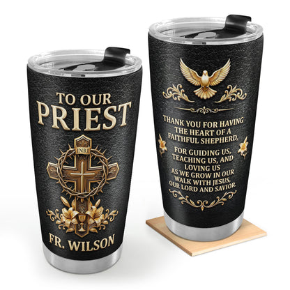To Our Priest - Personalized Stainless Steel Tumbler-Myprintsy