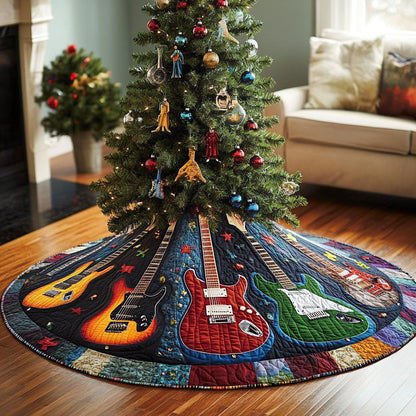 Tone Flow Quilted Christmas Tree Skirt-Myprintsy