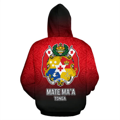 Tonga All Over Hoodie - Mate Ma'a Tonga-Myprintsy