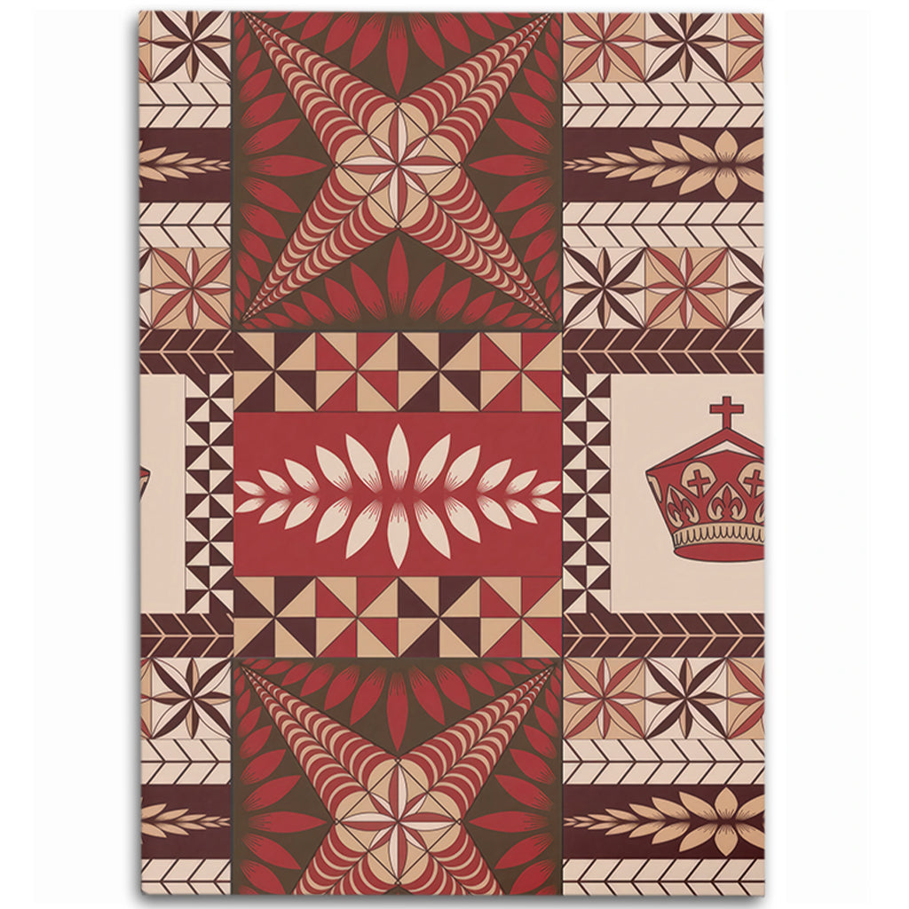 Tonga Area Rug Ngatu Pattern-Myprintsy