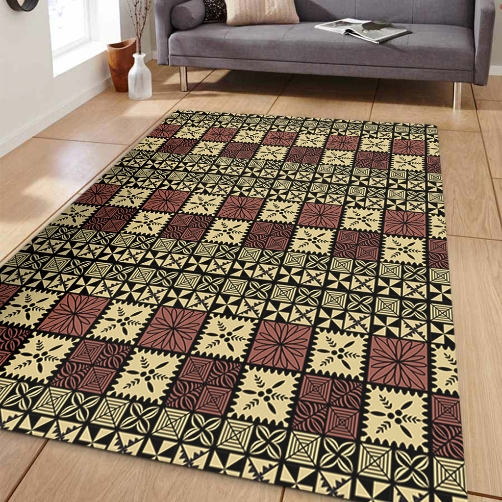 Tonga Area Rug Ngatu Style-Myprintsy