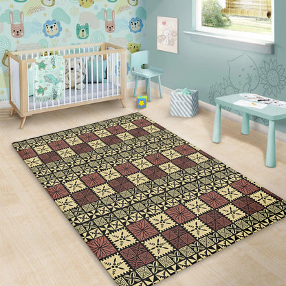 Tonga Area Rug Ngatu Style-Myprintsy