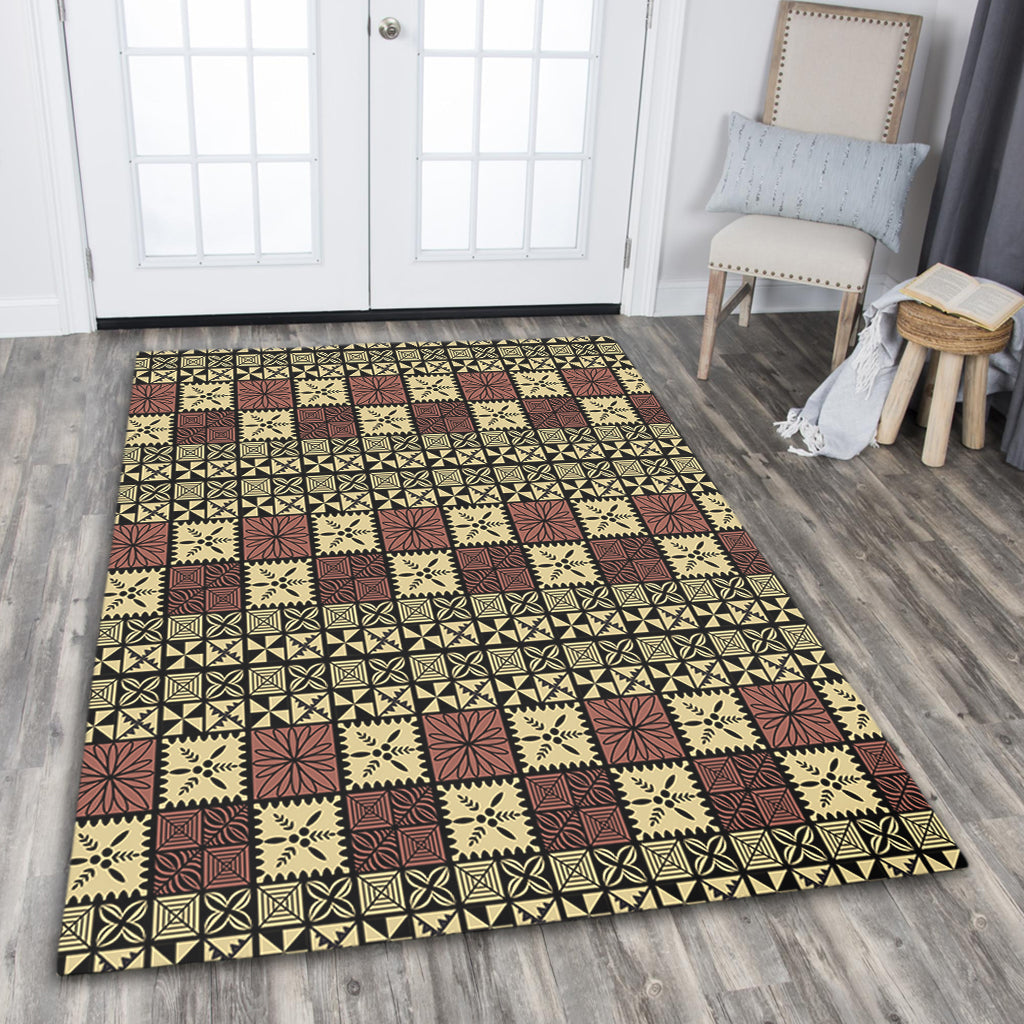 Tonga Area Rug Ngatu Style-Myprintsy