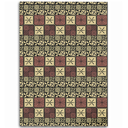 Tonga Area Rug Ngatu Style-Myprintsy