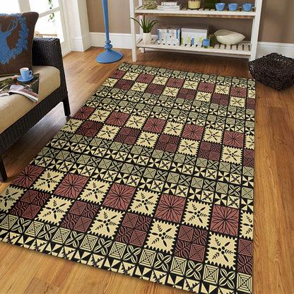 Tonga Area Rug Ngatu Style-Myprintsy