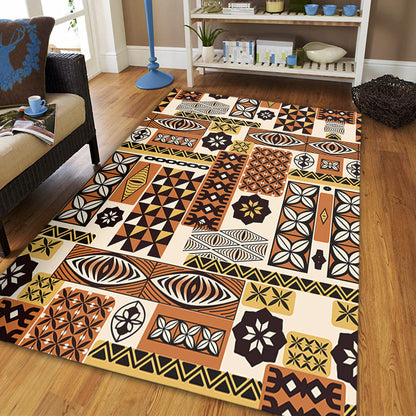 Tonga Area Rug Ngatu Tapa Pattern-Myprintsy