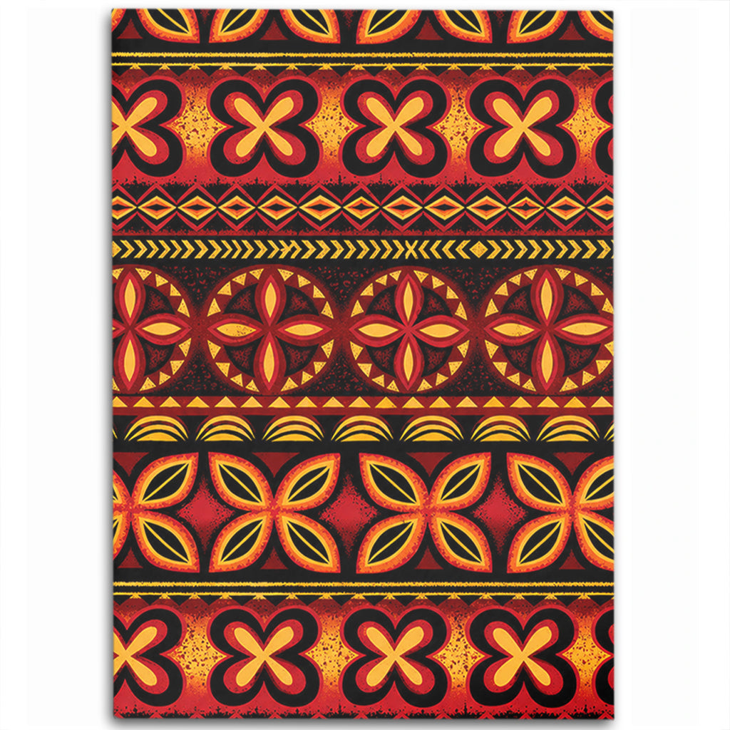Tonga Area Rug Ngatu Tapa Tribal Pattern-Myprintsy