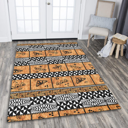 Tonga Area Rug Tapa Pattern-Myprintsy