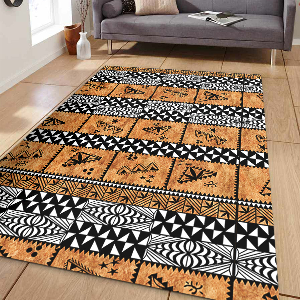 Tonga Area Rug Tapa Pattern-Myprintsy