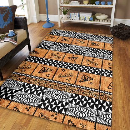 Tonga Area Rug Tapa Pattern-Myprintsy
