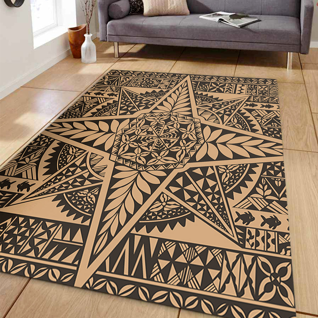 Tonga Area Rug Tonga Polynesian Tapa-Myprintsy