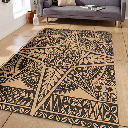 Tonga Area Rug Tonga Polynesian Tapa-Myprintsy