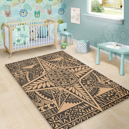Tonga Area Rug Tonga Polynesian Tapa-Myprintsy