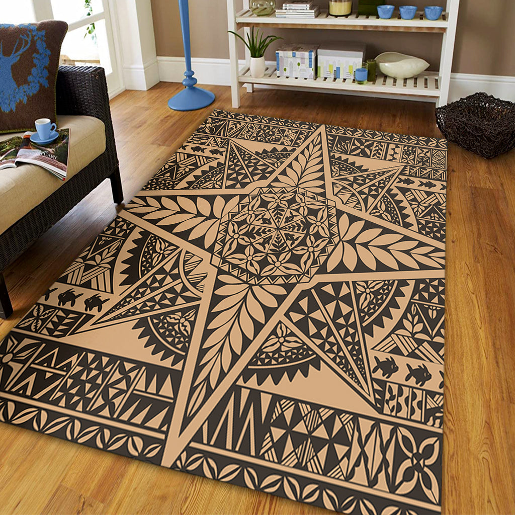 Tonga Area Rug Tonga Polynesian Tapa-Myprintsy