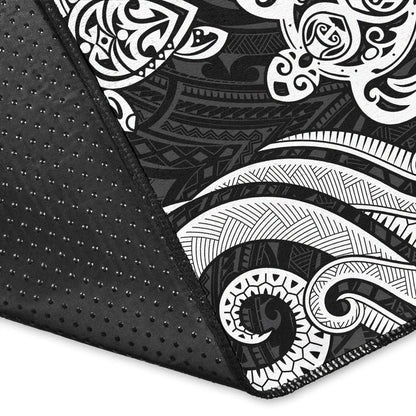 Tonga Area Rug - White Tentacle Turtle-Myprintsy