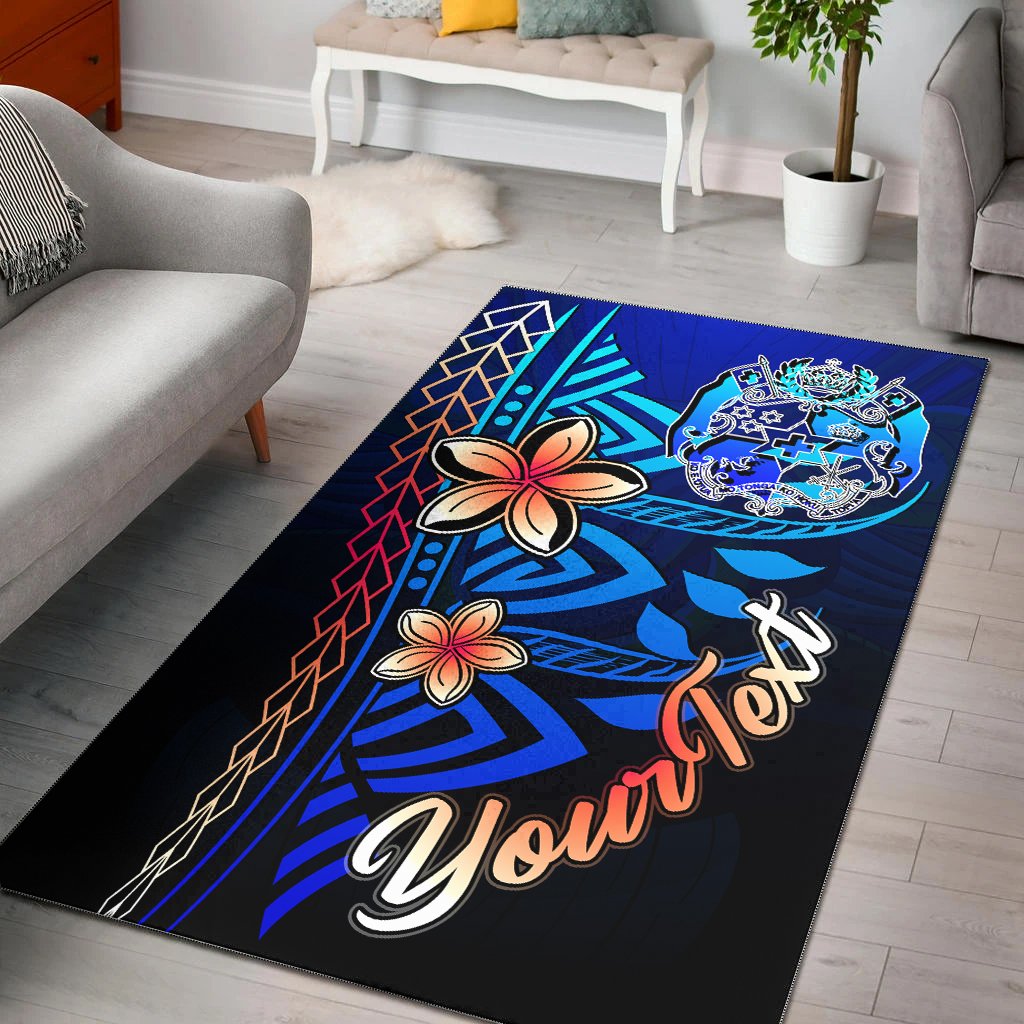 Tonga Custom Personalised Area Rug - Vintage Tribal Mountain-Myprintsy