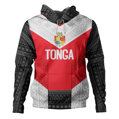Tonga Custom Personalised Hoodie Mate Ma'a Tonga Ngatu Patterns-Myprintsy