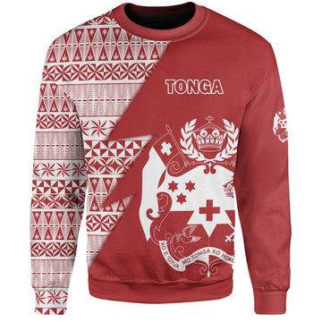 Tonga Custom Personalised Sweatshirt Flash Style-Myprintsy