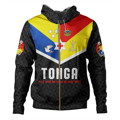 Tonga Hoodie Custom Coat Of Arm Sport Style-Myprintsy
